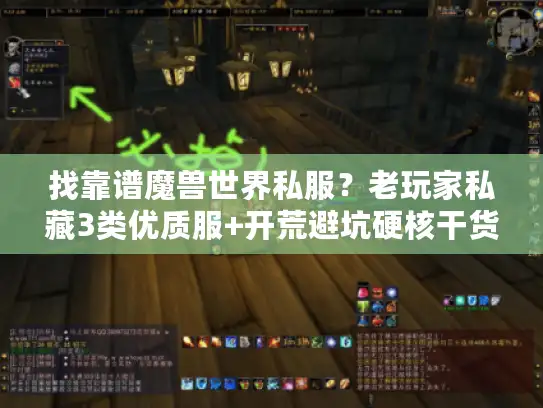 找靠谱魔兽世界私服？老玩家私藏3类优质服+开荒避坑硬核干货