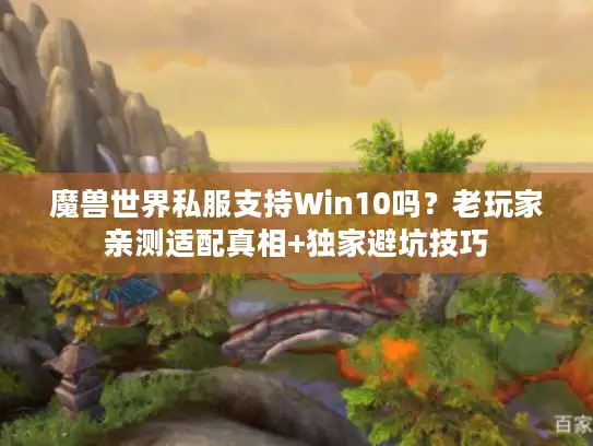 魔兽世界私服支持Win10吗？老玩家亲测适配真相+独家避坑技巧