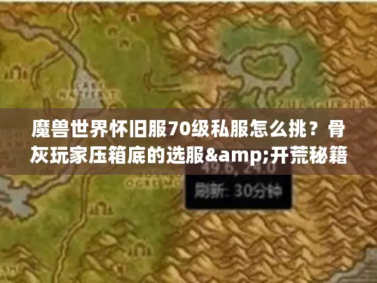 魔兽世界怀旧服70级私服怎么挑？骨灰玩家压箱底的选服&开荒秘籍