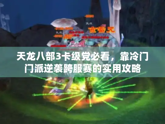 天龙八部3卡级党必看，靠冷门门派逆袭跨服赛的实用攻略