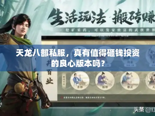 天龙八部私服，真有值得砸钱投资的良心版本吗？