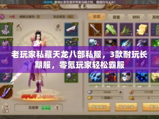 老玩家私藏天龙八部私服，3款耐玩长期服，零氪玩家轻松霸服