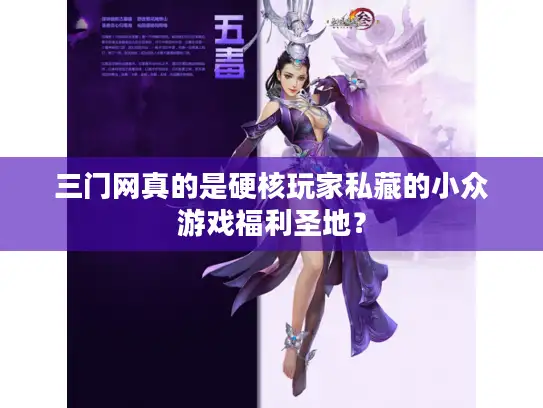 三门网真的是硬核玩家私藏的小众游戏福利圣地？