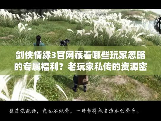 剑侠情缘3官网藏着哪些玩家忽略的专属福利？老玩家私传的资源密码