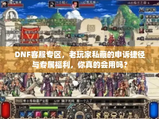 DNF客服专区，老玩家私藏的申诉捷径与专属福利，你真的会用吗？