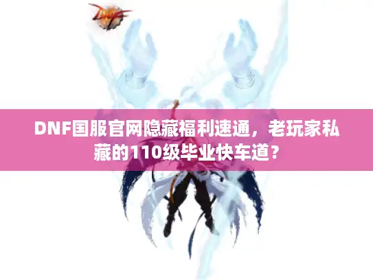 DNF国服官网隐藏福利速通，老玩家私藏的110级毕业快车道？
