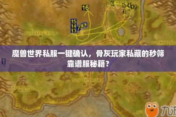 魔兽世界私服一键确认，骨灰玩家私藏的秒筛靠谱服秘籍？