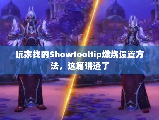 玩家找的Showtooltip燃烧设置方法，这篇讲透了
