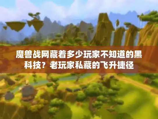 魔兽战网藏着多少玩家不知道的黑科技？老玩家私藏的飞升捷径
