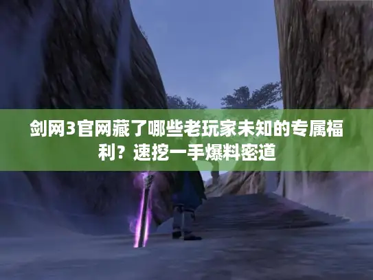 剑网3官网藏了哪些老玩家未知的专属福利？速挖一手爆料密道