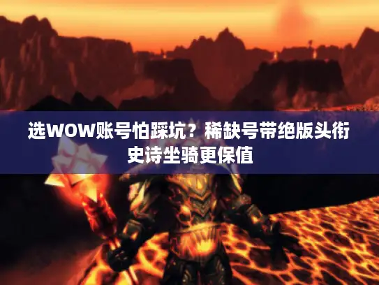 选WOW账号怕踩坑？稀缺号带绝版头衔史诗坐骑更保值