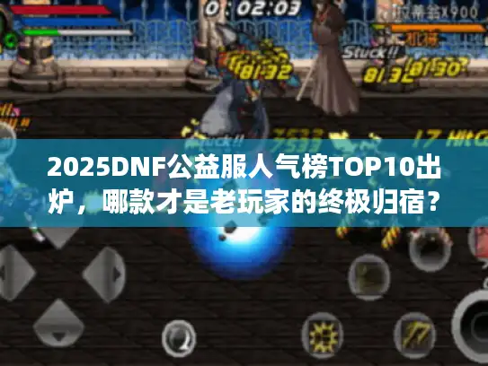 2025DNF公益服人气榜TOP10出炉，哪款才是老玩家的终极归宿？