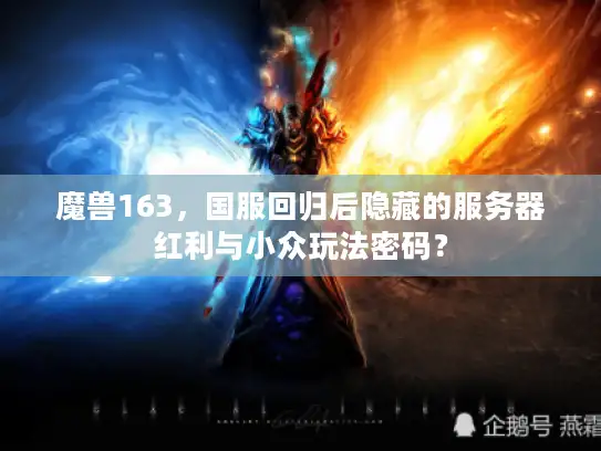 魔兽163，国服回归后隐藏的服务器红利与小众玩法密码？