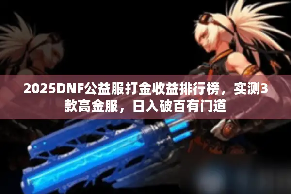 2025DNF公益服打金收益排行榜，实测3款高金服，日入破百有门道