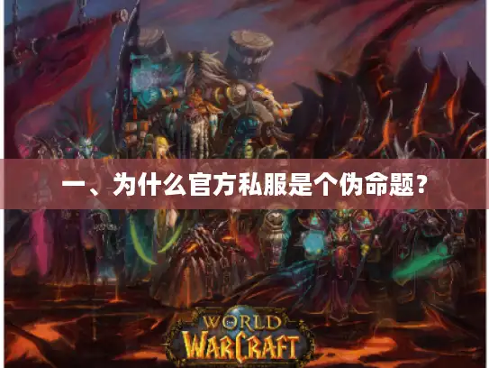 一、为什么官方私服是个伪命题？