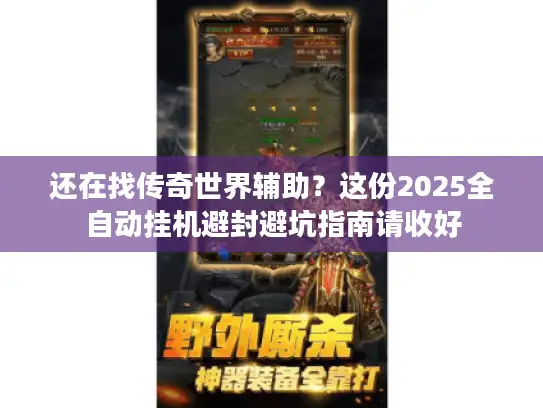 还在找传奇世界辅助？这份2025全自动挂机避封避坑指南请收好