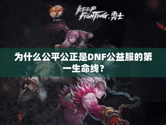为什么公平公正是DNF公益服的第一生命线？