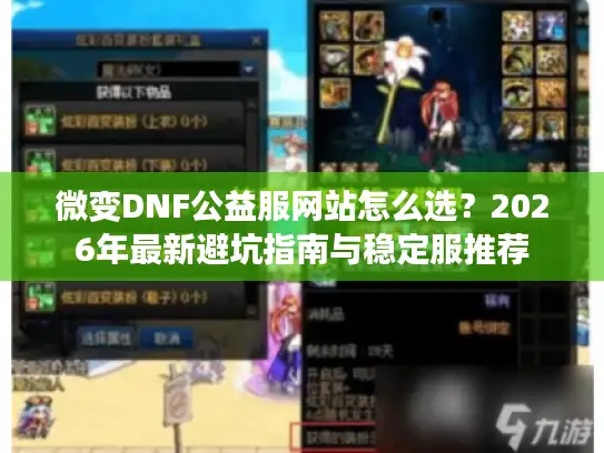 微变DNF公益服网站怎么选？2026年最新避坑指南与稳定服推荐