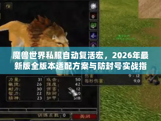 魔兽世界私服自动复活宏，2026年最新版全版本适配方案与防封号实战指南