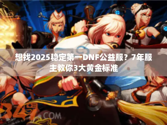 想找2025稳定第一DNF公益服？7年服主教你3大黄金标准