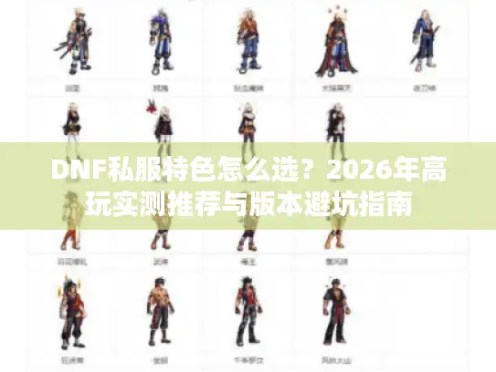 DNF私服特色怎么选？2026年高玩实测推荐与版本避坑指南