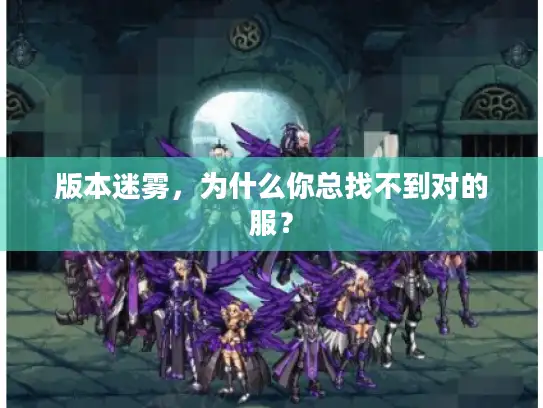 版本迷雾，为什么你总找不到对的服？