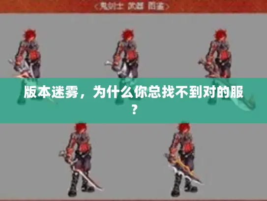 版本迷雾，为什么你总找不到对的服？