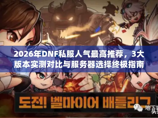 2026年DNF私服人气最高推荐，3大版本实测对比与服务器选择终极指南