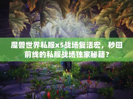 魔兽世界私服x5战场复活宏，秒回前线的私服战场独家秘籍？