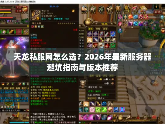 天龙私服网怎么选？2026年最新服务器避坑指南与版本推荐