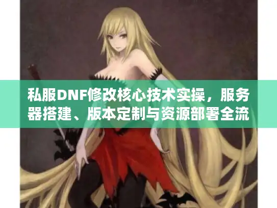 私服DNF修改核心技术实操，服务器搭建、版本定制与资源部署全流程