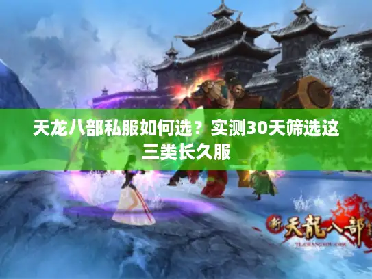 天龙八部私服如何选？实测30天筛选这三类长久服